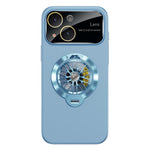 Glaze PC Camera Window Gyro Kickstand Magnetic Phone Case, For iPhone 16 Plus, For iPhone 16, For iPhone 15 Pro Max, For iPhone 15 Pro, For iPhone 15 Plus, For iPhone 15