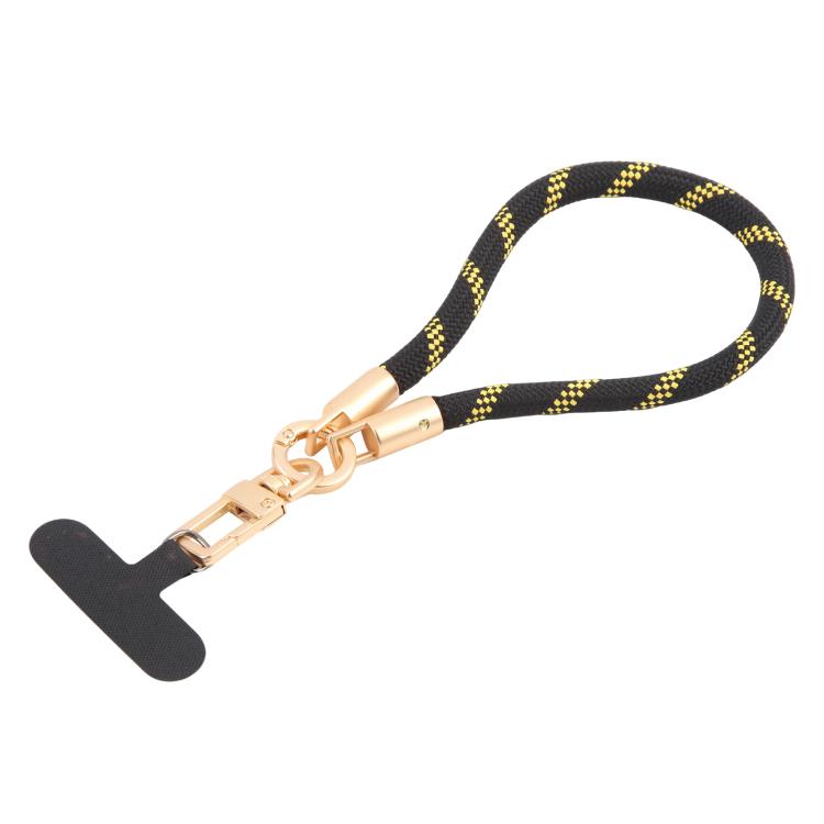 Gold-Tone Buckle Short Phone Lanyard Wrist Strap