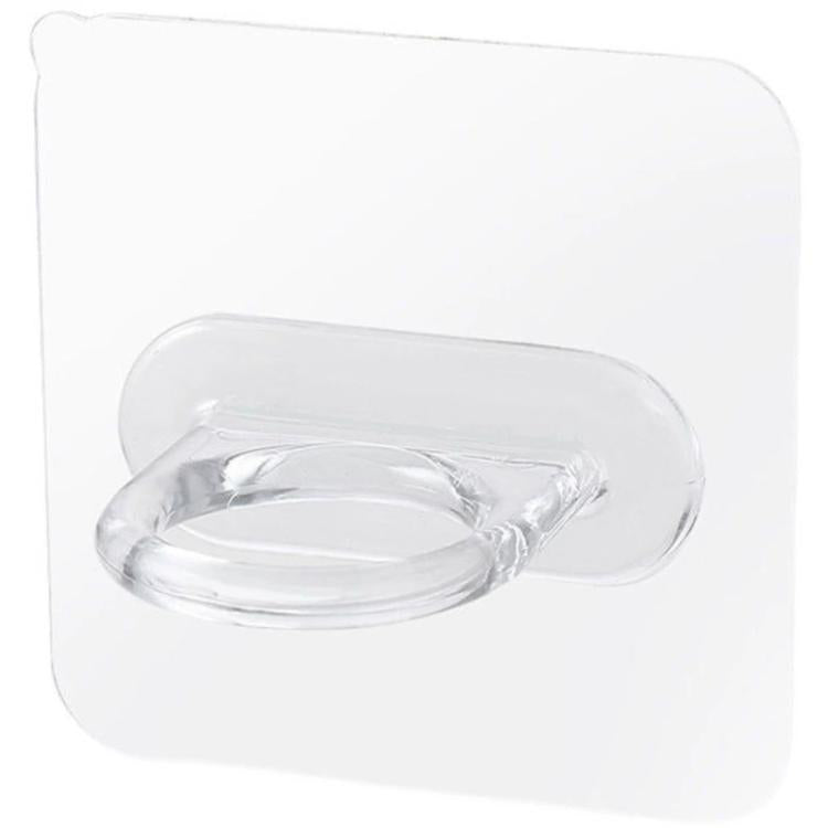 100pcs/Pack Multifunctional Transparent Self-Adhesive Round Hook