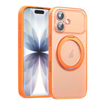 Vegan Leather Magnetic Phone Case with 360 Degrees Rotating Stand, For iPhone 17 Pro Max, For iPhone 17 Pro, For iPhone 17