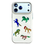 Rounded Edge IMD Pattern TPU Phone Case, For iPhone 17 Pro Max, For iPhone 17 Pro, For iPhone 17