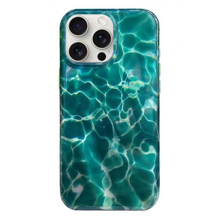 Rounded Edge IMD Pattern TPU Phone Case, For iPhone 15 Pro Max, For iPhone 15 Pro, For iPhone 15