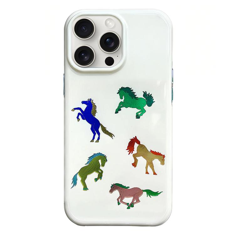 Rounded Edge IMD Pattern TPU Phone Case, For iPhone 15 Pro Max, For iPhone 15 Pro, For iPhone 15
