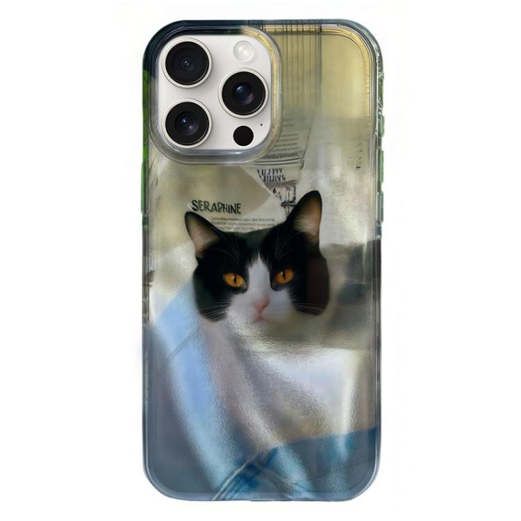 Rounded Edge IMD Pattern TPU Phone Case, For iPhone 15 Pro Max, For iPhone 15 Pro, For iPhone 15