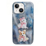 Rounded Edge IMD Pattern TPU Phone Case, For iPhone 15 Pro Max, For iPhone 15 Pro, For iPhone 15