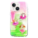 Rounded Edge IMD Pattern TPU Phone Case, For iPhone 15 Pro Max, For iPhone 15 Pro, For iPhone 15