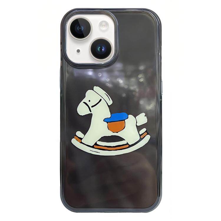 Rounded Edge IMD Pattern TPU Phone Case, For iPhone 15 Pro Max, For iPhone 15 Pro, For iPhone 15