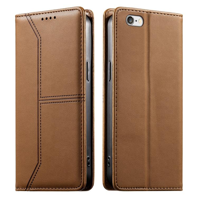 Stitched Line Magnetic RFID Vegan Leather Phone Case, For iPhone X / XS, For iPhone XR, For iPhone XS Max, For iPhone 8 Plus / 7 Plus