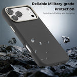 Mocome Plain Magnetic Shockproof Phone Case, For iPhone 18 Pro / 17 Pro, For iPhone 18 Pro Max / 17 Pro Max