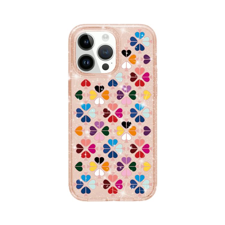 Glittering Crystal Red Heart Pattern Phone Case, For iPhone 15, For iPhone 14 Plus, For iPhone 14, For iPhone 14 Pro, For iPhone 14 Pro Max, For iPhone 13 Pro Max, For iPhone 13 Pro, For iPhone 13