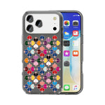 Transparent Crystal Red Heart Pattern Phone Case, For iPhone 17 Pro Max, For iPhone 17 Pro