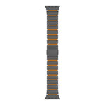 Magnetic Clasp One Beads Silicone Titanium Alloy Watch Band, For Apple Watch 46mm / 49mm / 45mm / 44mm, For Apple Watch 42mm / 41mm / 40mm / 38mm