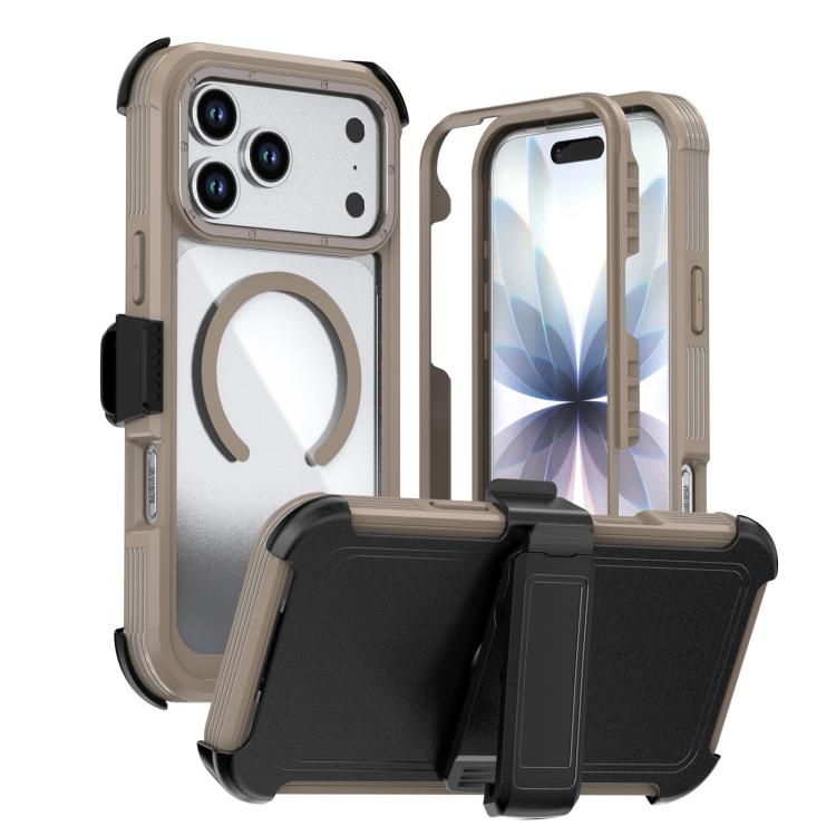 Acrylic Full Coverage Magnetic Phone Case with Back Clip, For iPhone 17 Pro Max, For iPhone 17 Pro, For iPhone 17, For iPhone Air, For iPhone 16 Pro Max, For iPhone 16 Pro