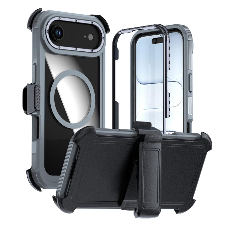 Acrylic Full Coverage Magnetic Phone Case with Back Clip, For iPhone 17 Pro Max, For iPhone 17 Pro, For iPhone 17, For iPhone Air, For iPhone 16 Pro Max, For iPhone 16 Pro
