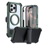 Acrylic Full Coverage Magnetic Phone Case with Back Clip, For iPhone 17 Pro Max, For iPhone 17 Pro, For iPhone 17, For iPhone Air, For iPhone 16 Pro Max, For iPhone 16 Pro