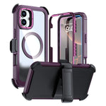 Acrylic Full Coverage Magnetic Phone Case with Back Clip, For iPhone 16 Plus, For iPhone 16, For iPhone 15 Pro Max, For iPhone 15 Pro, For iPhone 15 Plus / 14 Plus, For iPhone 15