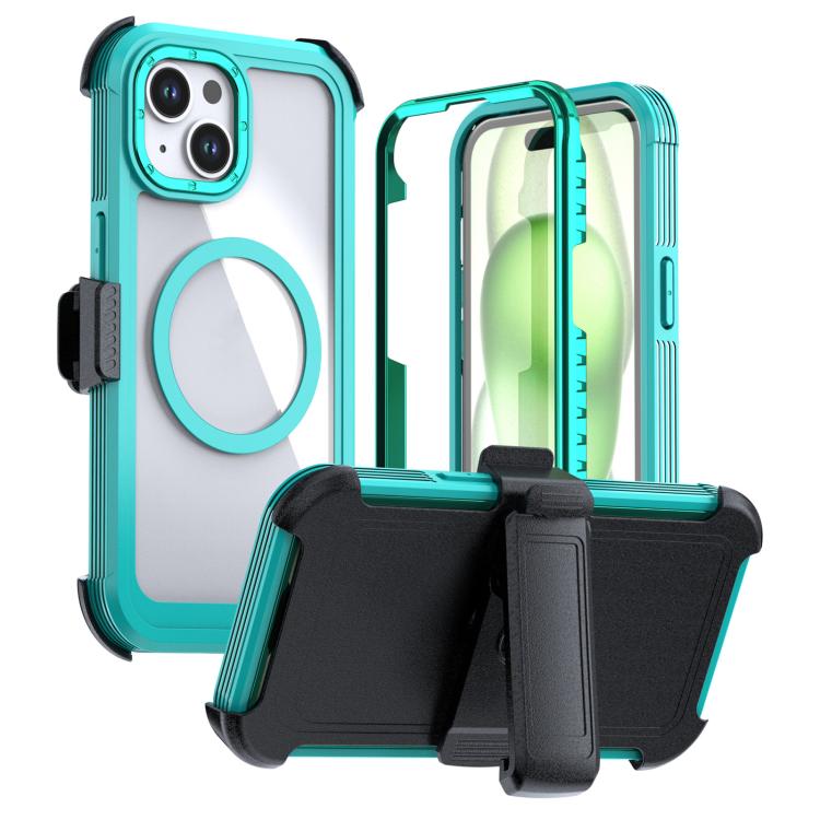 Acrylic Full Coverage Magnetic Phone Case with Back Clip, For iPhone 16 Plus, For iPhone 16, For iPhone 15 Pro Max, For iPhone 15 Pro, For iPhone 15 Plus / 14 Plus, For iPhone 15