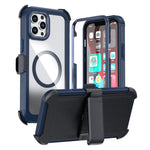 Acrylic Full Coverage Magnetic Phone Case with Back Clip, For iPhone 14 / 13, For iPhone 14 Pro, For iPhone 14 Pro Max, For iPhone 13 Pro Max, For iPhone 13 Pro, For iPhone 12 / 12 Pro