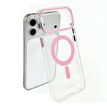CICI-CITY Self-Healing Transparent IMD Magnetic Phone Case, For iPhone 17 Pro Max, For iPhone 17 Pro