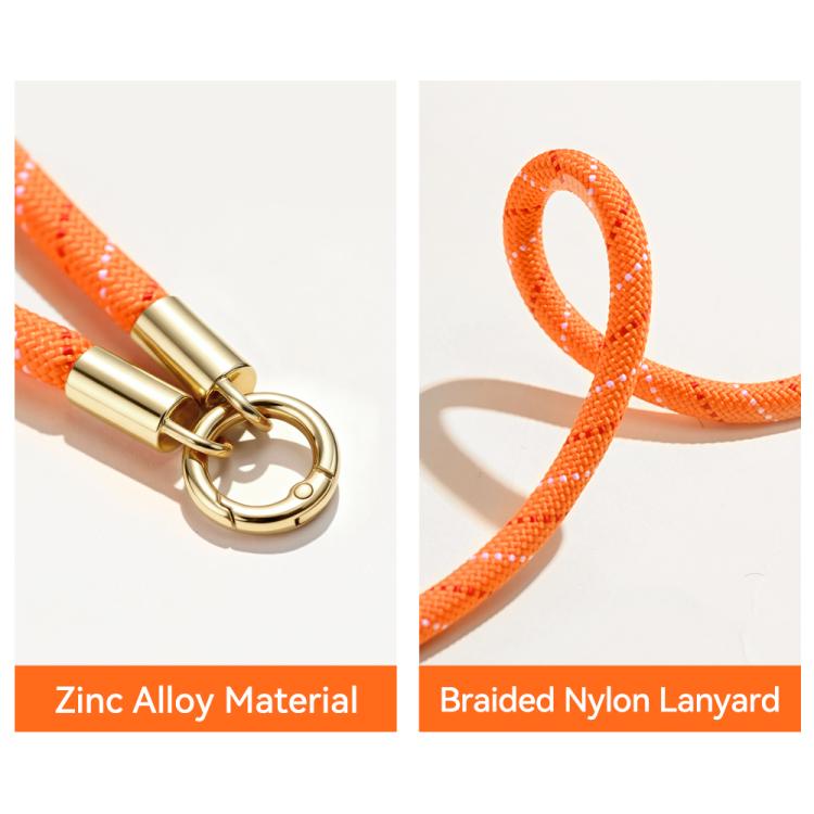 ROCK RPC3268 Braided Nylon Phone Wrist Strap Lanyard