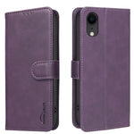 Solid Color Calfskin Texture RFID Vegan Leather Phone Case, For iPhone 13 Pro Max, For iPhone 13 Pro, For iPhone 12, For iPhone 12 Pro Max, For iPhone 11 Pro Max, For iPhone 11, For iPhone 11 Pro, For iPhone XR