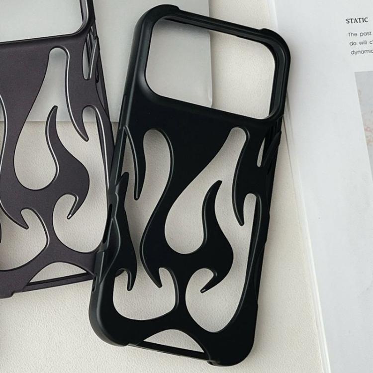 Flame Hollow Cooling Spray Coated Frosted TPU Phone Case, For iPhone 18 Pro / 17 Pro, For iPhone 18 Pro Max / 17 Pro Max, For iPhone 17, For iPhone Air, For iPhone 16 Pro Max, For iPhone 16 Pro, For iPhone 16 Plus, For iPhone 16, For iPhone 15 Pro Max ...