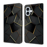 Crystal-Like Painted Vegan Leather Phone Case, For iPhone 17e / 16e, For iPhone 17 Pro Max, For iPhone 17 Pro, For iPhone 17