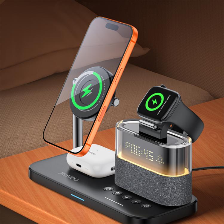 Yesido DS37 25W 6-in-1 Multi-Functional Magnetic Wireless Charging Station, DS37