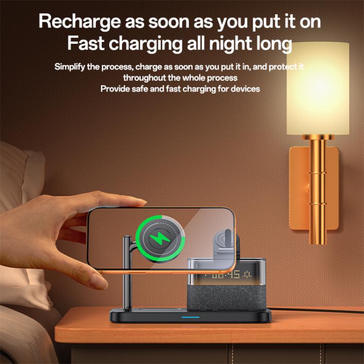Yesido DS37 25W 6-in-1 Multi-Functional Magnetic Wireless Charging Station, DS37