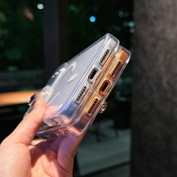 Crystal Shimmer Acrylic Magnetic Phone Case, For iPhone 17 Pro Max, For iPhone 17 Pro