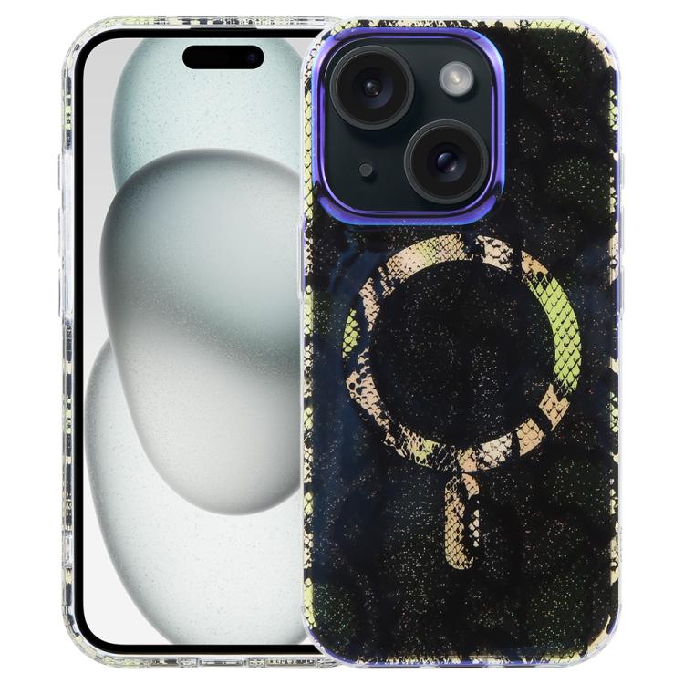 IMD Blue Light Jungle Series Magnetic Phone Case, For iPhone 16, For iPhone 15 Pro Max, For iPhone 15 Pro, For iPhone 15 Plus / 14 Plus, For iPhone 15, For iPhone 14 / 13, For iPhone 14 Pro, For iPhone 14 Pro Max