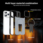 Skin Feel Invisible Kickstand MagSafe Phone Case, For iPhone 16e / 17e, For iPhone 17 Pro Max, For iPhone 17 Pro, For iPhone 17, For iPhone Air