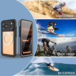 RedPepper V Series IP68 Waterproof Magnetic Phone Case, For iPhone 17 Pro, For iPhone 17