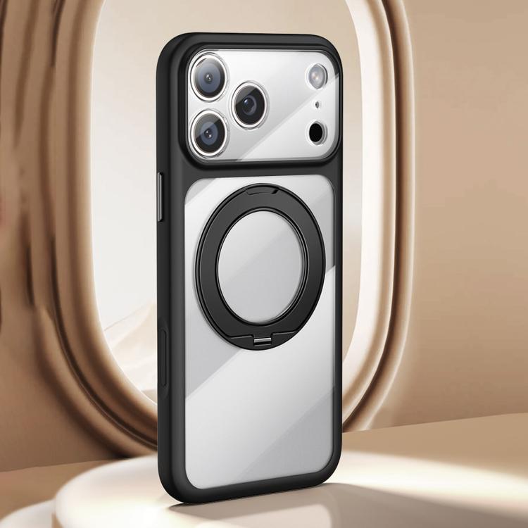Precision Hole Skin-Feel Magnetic Holder Phone Case with AI Shutter Button, For iPhone 17 Pro Max, For iPhone 17 Pro