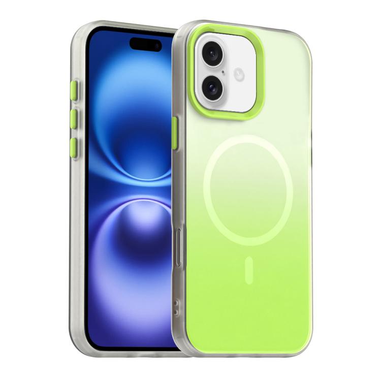 Candy Gradient Series 3 in 1 Hybrid Magnetic Phone Case, For iPhone 17 Pro Max, For iPhone 17 Pro, For iPhone 17, For iPhone Air, For iPhone 16 Pro Max, For iPhone 16 Pro, For iPhone 16 Plus, For iPhone 16