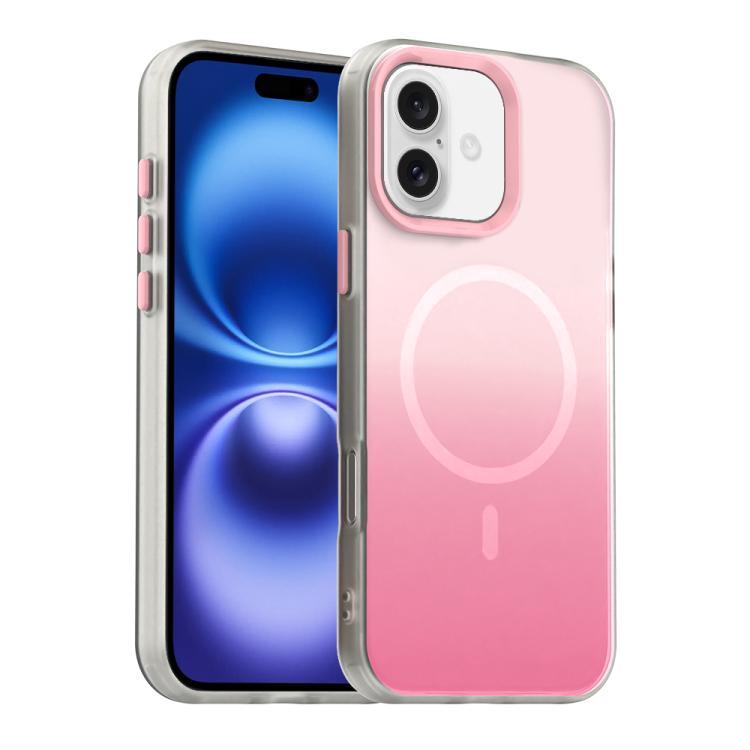 Candy Gradient Series 3 in 1 Hybrid Magnetic Phone Case, For iPhone 17 Pro Max, For iPhone 17 Pro, For iPhone 17, For iPhone Air, For iPhone 16 Pro Max, For iPhone 16 Pro, For iPhone 16 Plus, For iPhone 16