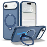 Magnetic 360 Rotating Stand Airbag Shockproof Phone Case, For iPhone 16e / 17e, For iPhone 17 Pro Max, For iPhone 17 Pro, For iPhone 17, For iPhone Air, For iPhone 16 Pro Max, For iPhone 16