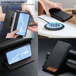 Dierfeng Splicing Strong Magnetic RFID Vegan Leather Phone Case, For iPhone 16, For iPhone 15 Pro Max, For iPhone 15 Pro, For iPhone 15 Plus, For iPhone 15, For iPhone 14 Plus, For iPhone 14 / 13, For iPhone 14 Pro