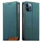 Dierfeng Splicing Strong Magnetic RFID Vegan Leather Phone Case, For iPhone 14 Pro Max, For iPhone SE 2022 / SE 2020 / 8 / 7, For iPhone 13 Pro Max, For iPhone 13 Pro, For iPhone 13 mini, For iPhone 12 / 12 Pro, For iPhone 12 Pro Max, For iPhone 12 mini