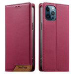 Dierfeng Splicing Strong Magnetic RFID Vegan Leather Phone Case, For iPhone 14 Pro Max, For iPhone SE 2022 / SE 2020 / 8 / 7, For iPhone 13 Pro Max, For iPhone 13 Pro, For iPhone 13 mini, For iPhone 12 / 12 Pro, For iPhone 12 Pro Max, For iPhone 12 mini