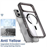 Crystal Colorful Magnetic Phone Case, For iPhone 17 Pro Max, For iPhone 17 Pro