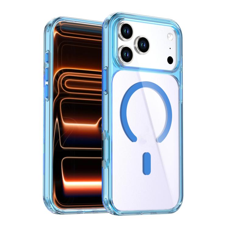 Crystal Colorful Magnetic Phone Case, For iPhone 17 Pro Max, For iPhone 17 Pro