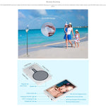 FEELWORLD MC4 Selfie Screen Monitor for Vlog Live Stream Magnetic Back Wireless Connection with Remote Control