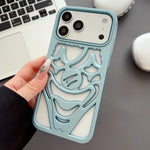 Oil Spraying Hollow Out Clown Heat Dissipation TPU Phone Case, For iPhone 17 Pro Max, For iPhone 17 Pro, For iPhone 17, For iPhone 16 Pro Max, For iPhone 16 Pro, For iPhone 16
