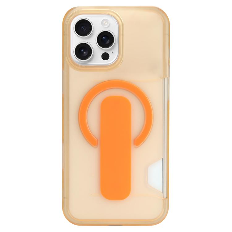 Translucent Holder Card Slot Magnetic Phone Case, For iPhone 17 Pro Max, For iPhone 17 Pro, For iPhone 17, For iPhone Air, For iPhone 16 Pro Max, For iPhone 16 Pro, For iPhone 16, For iPhone 15 Pro Max