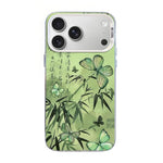 Butterfly Pattern Silver Plating PC Hybrid TPU Phone Case, For iPhone 17e / 16e, For iPhone 17 Pro Max, For iPhone 17 Pro, For iPhone 17, For iPhone Air, For iPhone 16 Pro Max