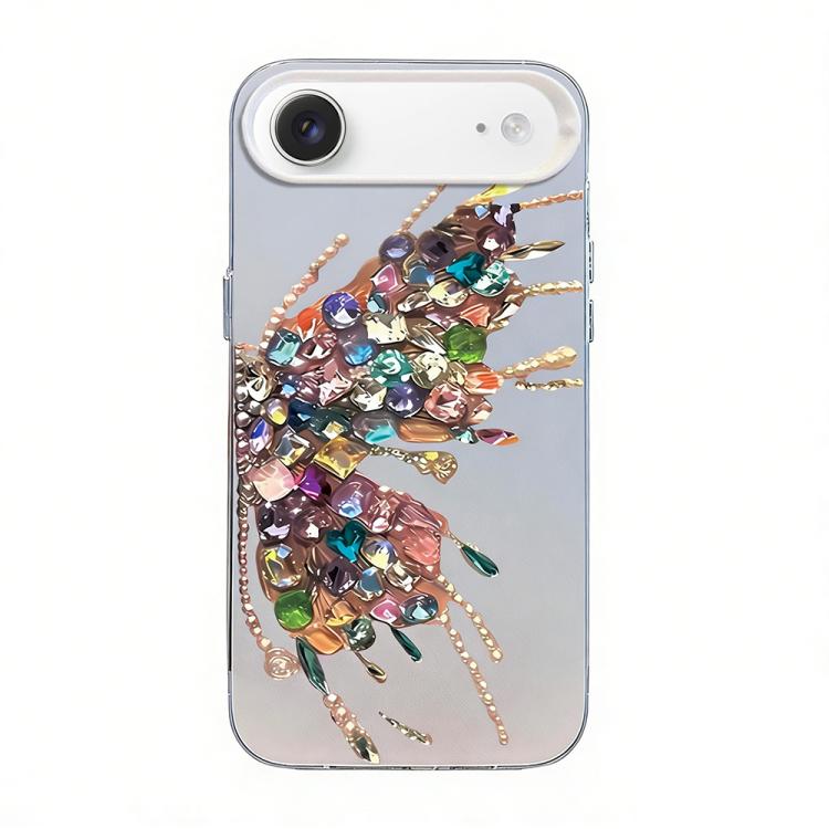 Butterfly Pattern Silver Plating PC Hybrid TPU Phone Case, For iPhone 17e / 16e, For iPhone 17 Pro Max, For iPhone 17 Pro, For iPhone 17, For iPhone Air, For iPhone 16 Pro Max