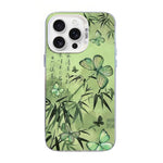 Butterfly Pattern Silver Plating PC Hybrid TPU Phone Case, For iPhone 16 Pro, For iPhone 16 Plus, For iPhone 16, For iPhone 15 Pro Max, For iPhone 15 Pro, For iPhone 15 Plus