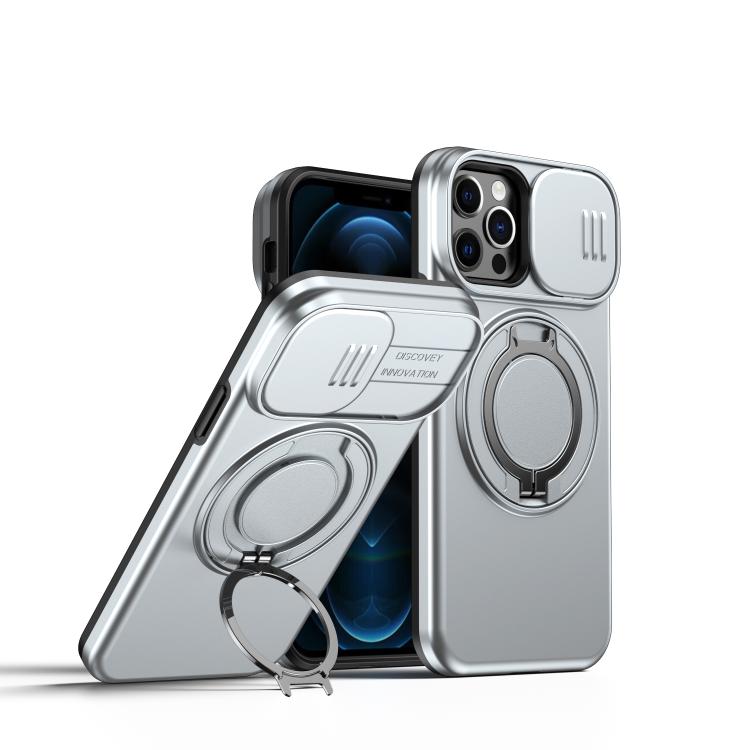 Camera Sliding Shield Magnetic Rotation Holder Phone Case, For iPhone 14 / 13, For iPhone 14 Pro, For iPhone 14 Pro Max, For iPhone 13 Pro Max / 12 Pro Max, For iPhone 13 Pro, For iPhone 12 / 12 Pro