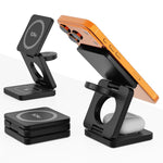 IW31 25W Foldable 3 in 1 Magnetic Wireless Fast Charger